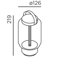 Clearance Qu LED Akkuleuchte mit Rope Aufhängung Terrassen|Dekorative Leuchten
