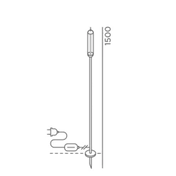 Clearance Reed plug LED Erdspießleuchte Wege/Zufahrten|Dekorative Leuchten