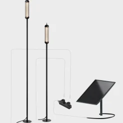 Reed solar join LED Solarleuchte inkl. Solar panel L und Verteiler Terrassen|Stehleuchten