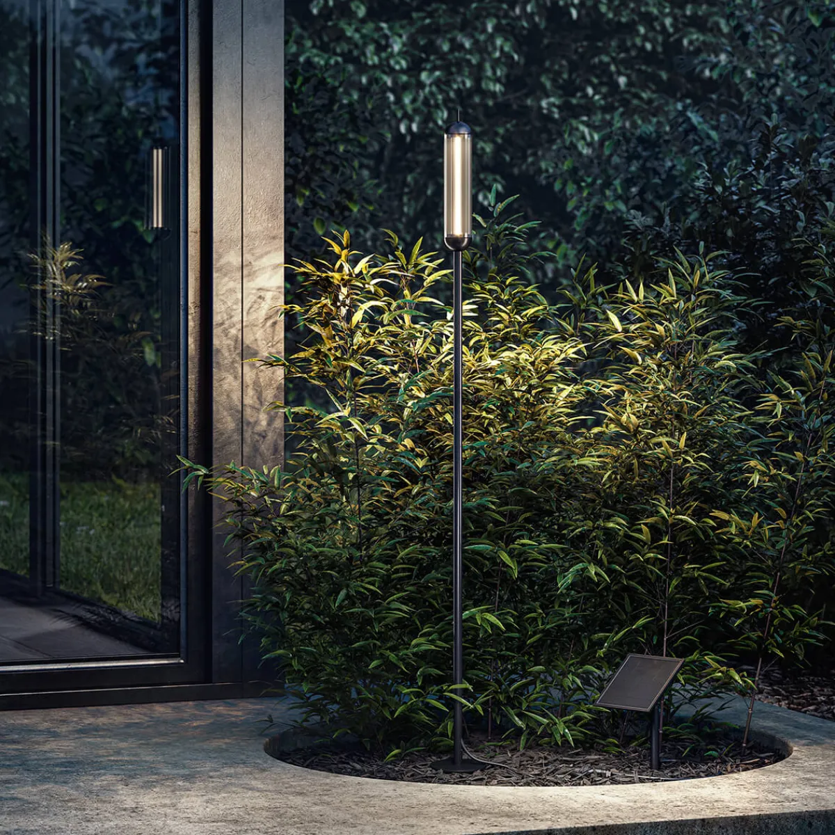 Online Reed solar LED Solarleuchte mit Erdspieß Terrassen|Stehleuchten