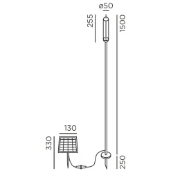 Online Reed solar LED Solarleuchte mit Erdspieß Terrassen|Stehleuchten