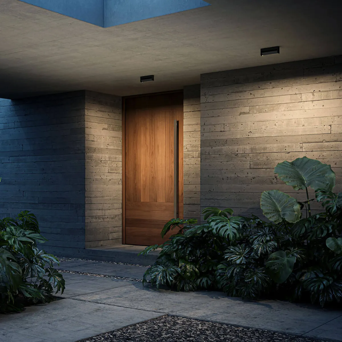 Outlet Slat One LED Wand- / Deckenleuchte Hauseingänge|Fassaden