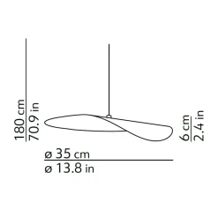Hot Flow Leaf Pendel Flur|Schlafzimmer