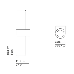 Hot Pastilla Wandleuchte Badezimmer|Wandleuchten