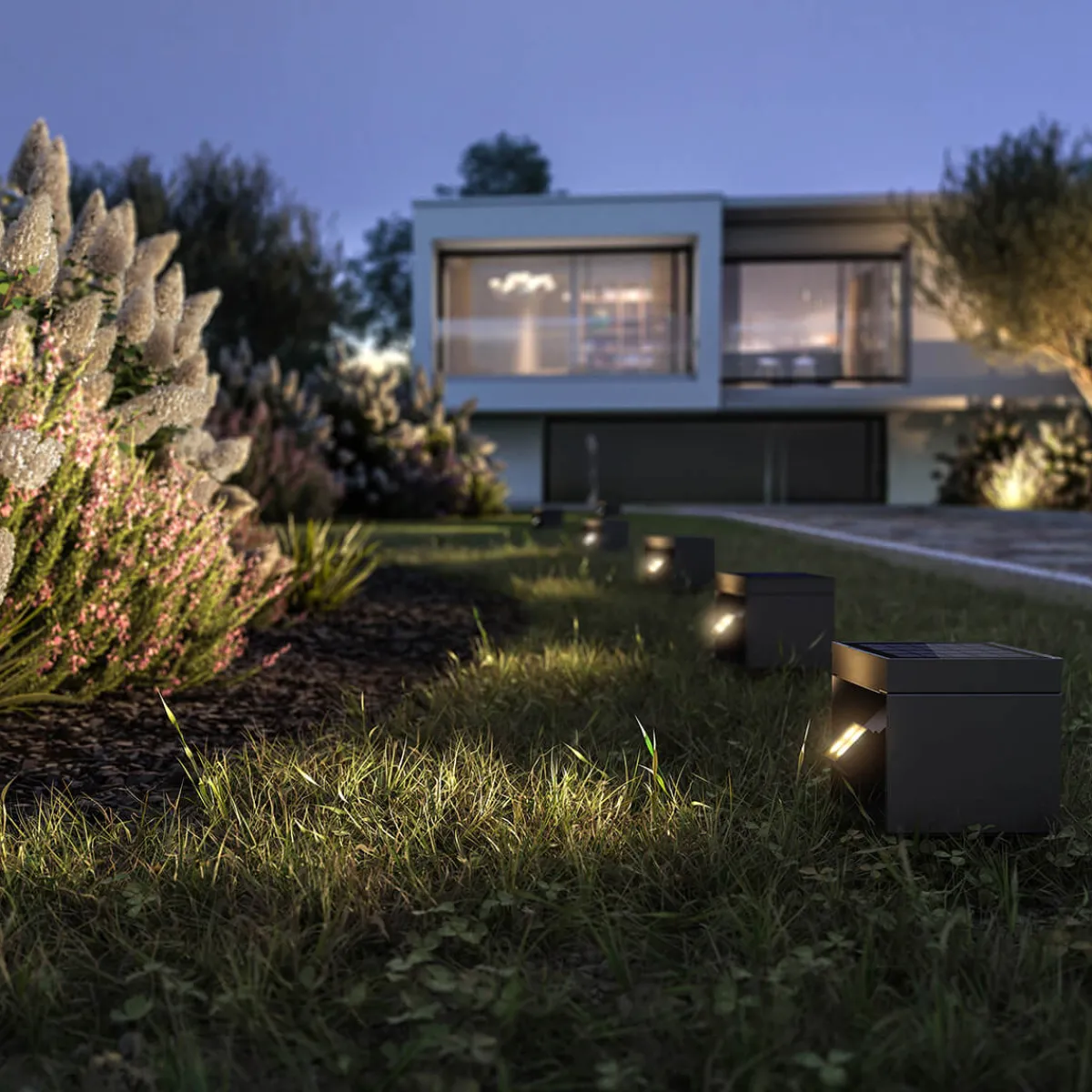 Outlet Alea LED Akku-Solarleuchte Wege/Zufahrten|Bodenleuchten