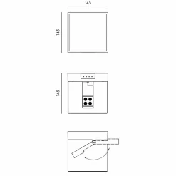 Outlet Alea LED Akku-Solarleuchte Wege/Zufahrten|Bodenleuchten
