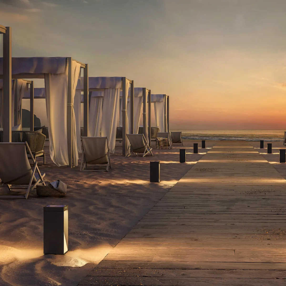 Discount Milio Full LED Akku-Solarleuchte Terrassen|Stehleuchten