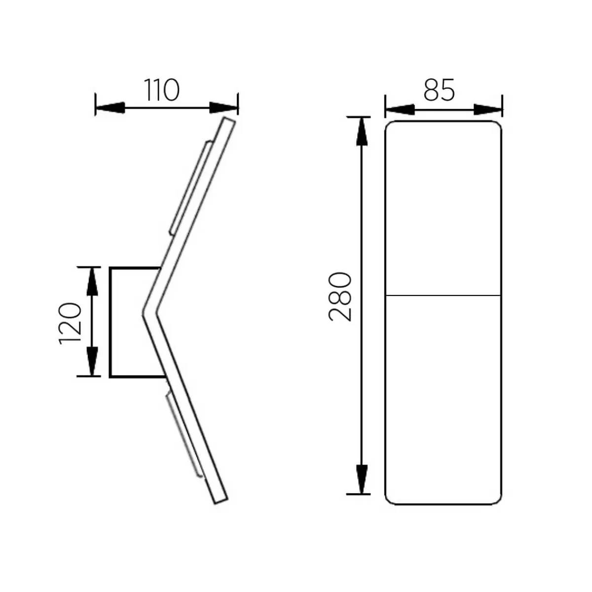 Online Ada LED Wandleuchte Wandleuchten|Flur