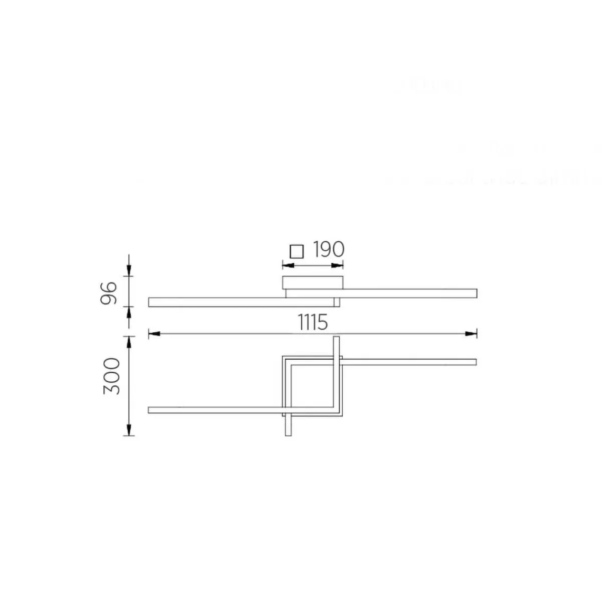 Frida-110 LED Deckenleuchte Deckenleuchten|Flur