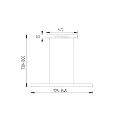 Discount Lara-L134 LED Pendelleuchte, stufenlos höhenverstellbar Küche|Essbereiche