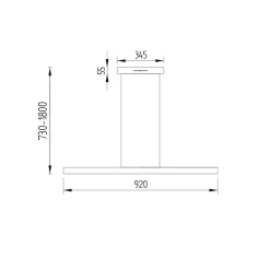Clearance Linda-92 LED Pendelleuchte Essbereiche|Pendelleuchten