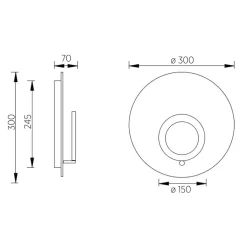 Best Meggi LED Wandleuchte Schlafzimmer|Wandleuchten