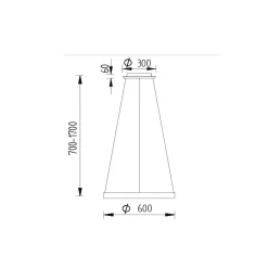 Sara-60 LED Pendelleuchte Küche|Essbereiche