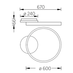 Hot Solea LED Deckenleuchte Deckenleuchten|Flur