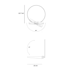 Hot Gravy Plug-In LED Wandleuchte, Silber Hotellerie|Wohnzimmer