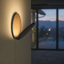 Discount Gravy Plug-In LED Wandleuchte, schwarz Hotellerie|Wandleuchten