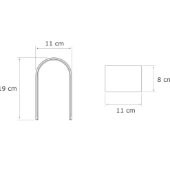 Best Mr. n LED Tischleuchte Schlafzimmer|Wohnzimmer