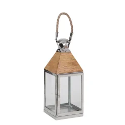 Clearance Laterne mit Seilgriff Weihnachtsbeleuchtung|Kerzen & Windlichter