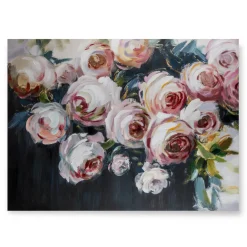 Hot Ölbild Üppige Pfingstrosen, 90 x 120 cm Bilder|Schlafzimmer