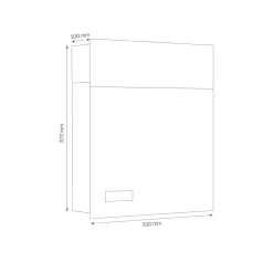 3010/3011 Briefkasten Briefkästen & Paketboxen|Hausnummern & Briefkästen