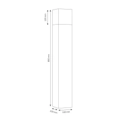 New 030/031 Pollerleuchte Wege/Zufahrten|Terrassen
