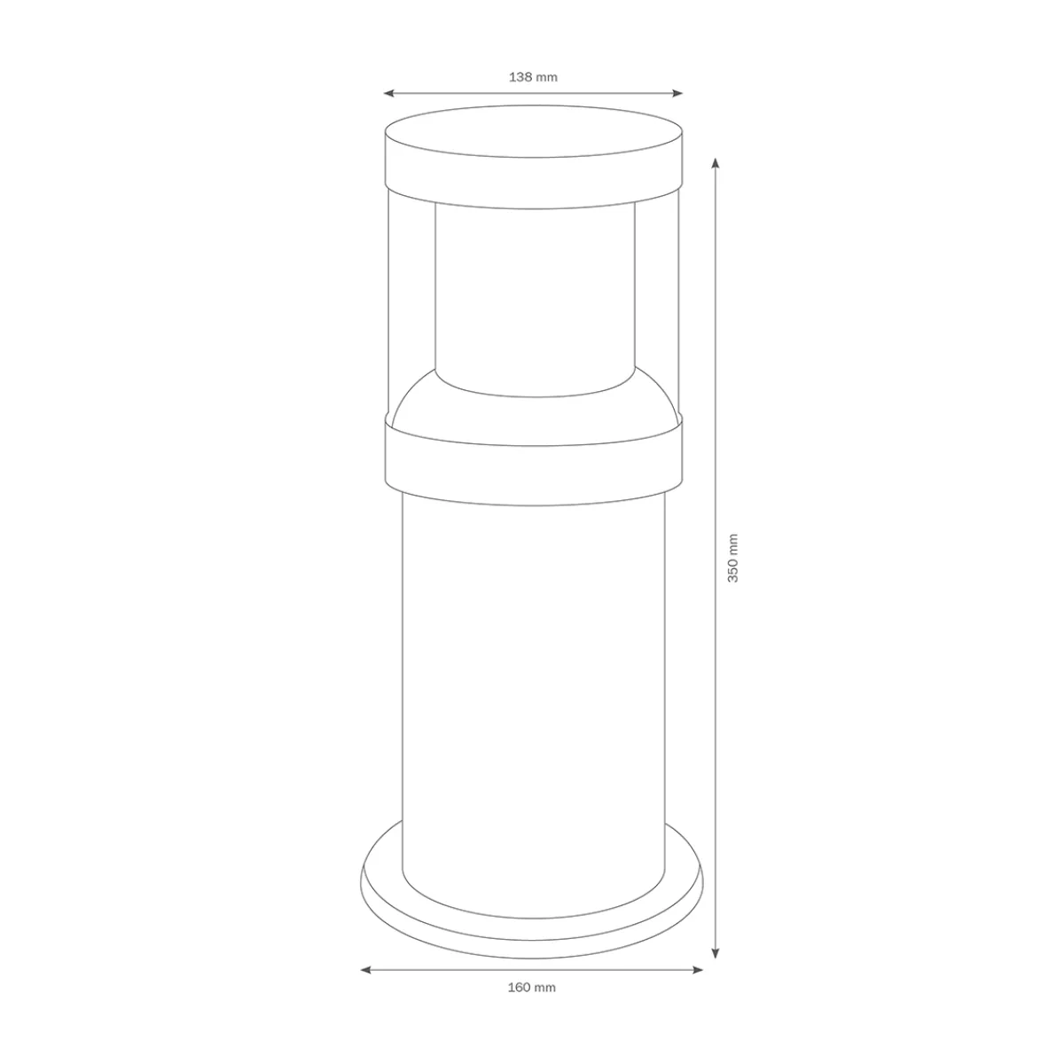 Clearance 1260/1261/1262 Pollerleuchte Stehleuchten