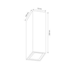 Outlet 5023 Up & Down LED Wandleuchte Fassaden|Wandleuchten