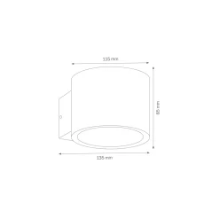 5075/5076 Up & Down Wandleuchte, Rückläufer Wandleuchten