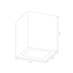 Sale 5003/5004 Up & Down Wandleuchte, B-Ware Wandleuchten