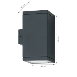 Outlet 5160 Up & Down Wandleuchte Terrassen|Hauseingänge