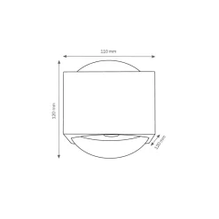 Online 5085 Up & Down LED Wandleuchte Hauseingänge|Fassaden