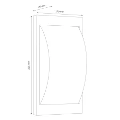Best 069 Wandleuchte LED Bewegungsmelder|Wandleuchten
