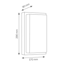 Discount 048 Wandleuchte Bewegungsmelder|Wandleuchten
