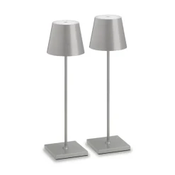 Online 2er Set Outdoor LED Akku-Tischleuchte Hotellerie|Gastronomie