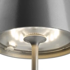 Outlet 4er Set Outdoor LED Akku-Tischleuchte Hotellerie|Gastronomie