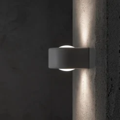 Hot Mimix Beton LED Wandstrahler, 2-flg. Wandleuchten|Wohnzimmer