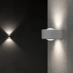 Hot Mimix Beton LED Wandstrahler, 2-flg. Wandleuchten|Wohnzimmer