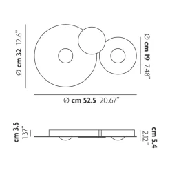 Clearance Bugia Double LED Deckenleuchte Flur|Deckenleuchten