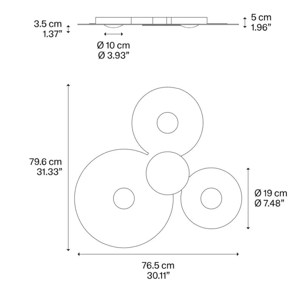 Clearance Bugia Mega LED Deckenleuchte Deckenleuchten|Flur