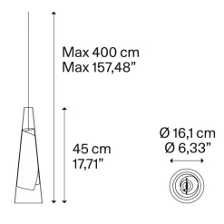 Online Cono di Luce LED Pendelleuchte Pendelleuchten|Schlafzimmer