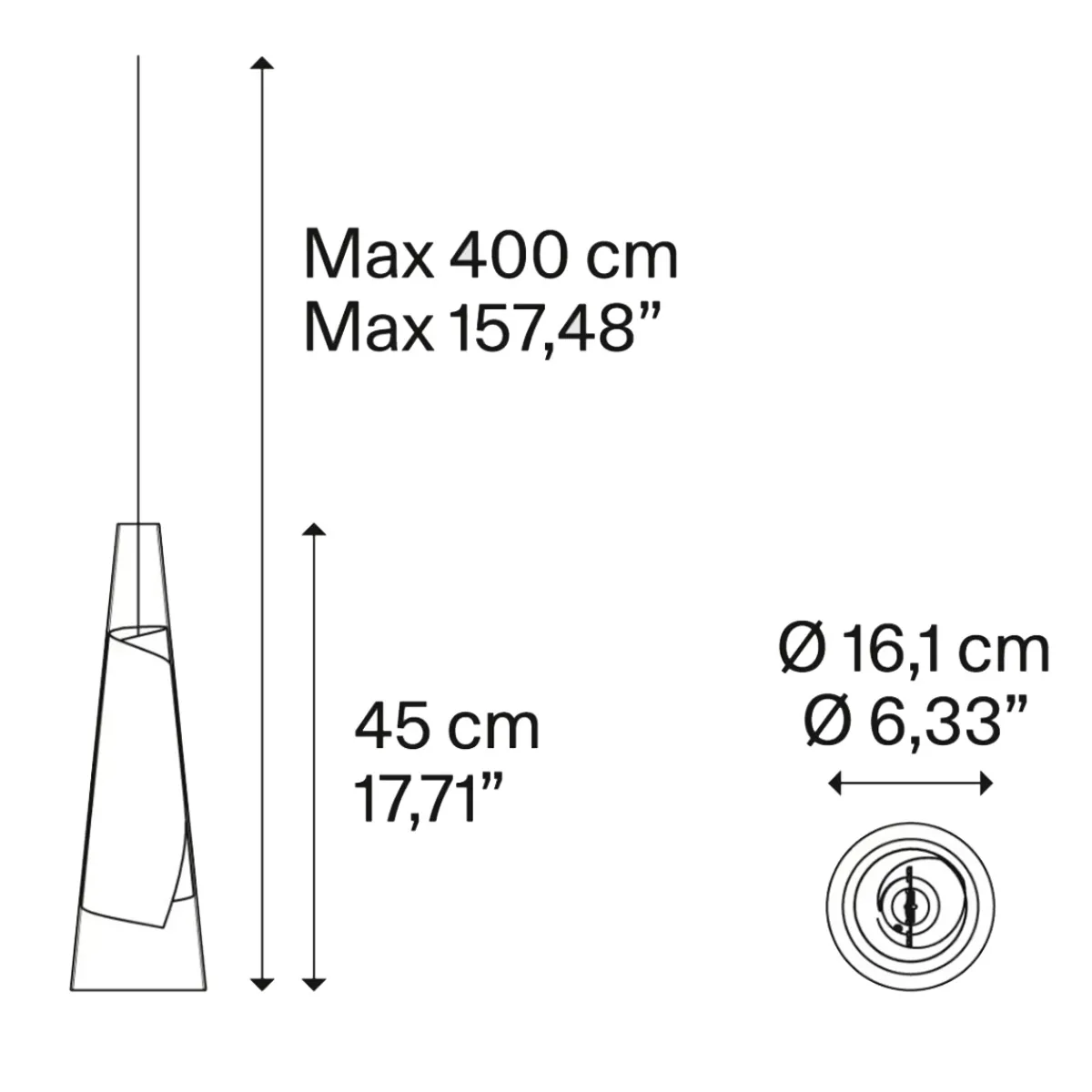 Online Cono di Luce LED Pendelleuchte Pendelleuchten|Schlafzimmer