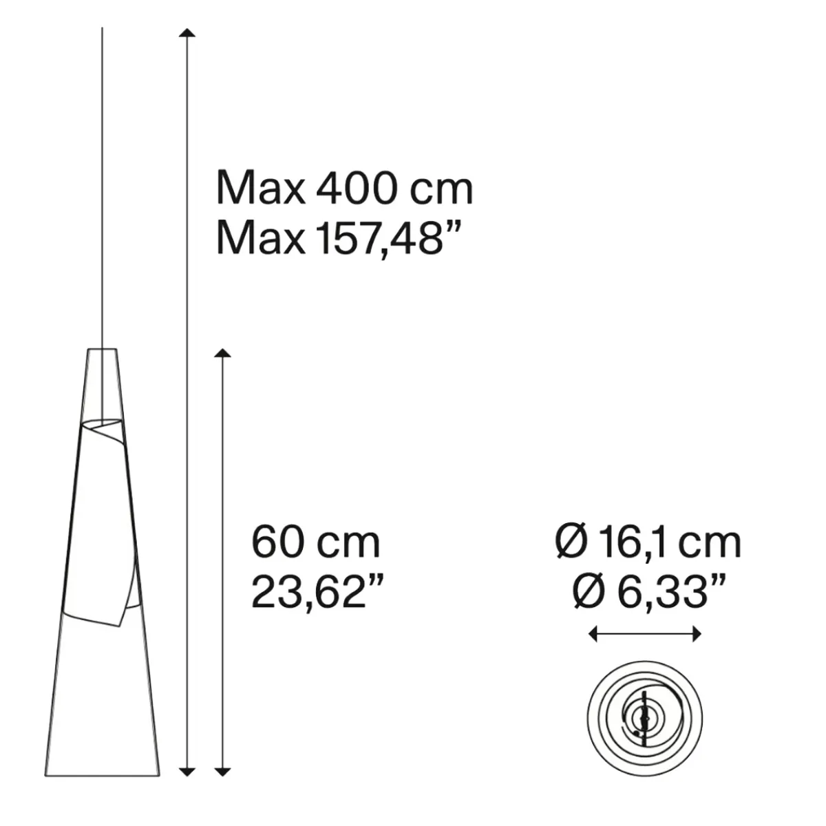 Online Cono di Luce LED Pendelleuchte Pendelleuchten|Schlafzimmer
