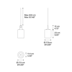 New Jim Cylinder Pendelleuchte Essbereiche|Küche