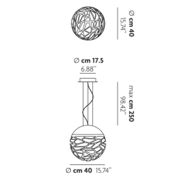 Kelly Small Sphere 40 Pendelleuchte Pendelleuchten
