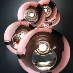 Outlet Nostalgia Glas Large LED Pendelleuchte 7-flg. Pendelleuchten|Flur