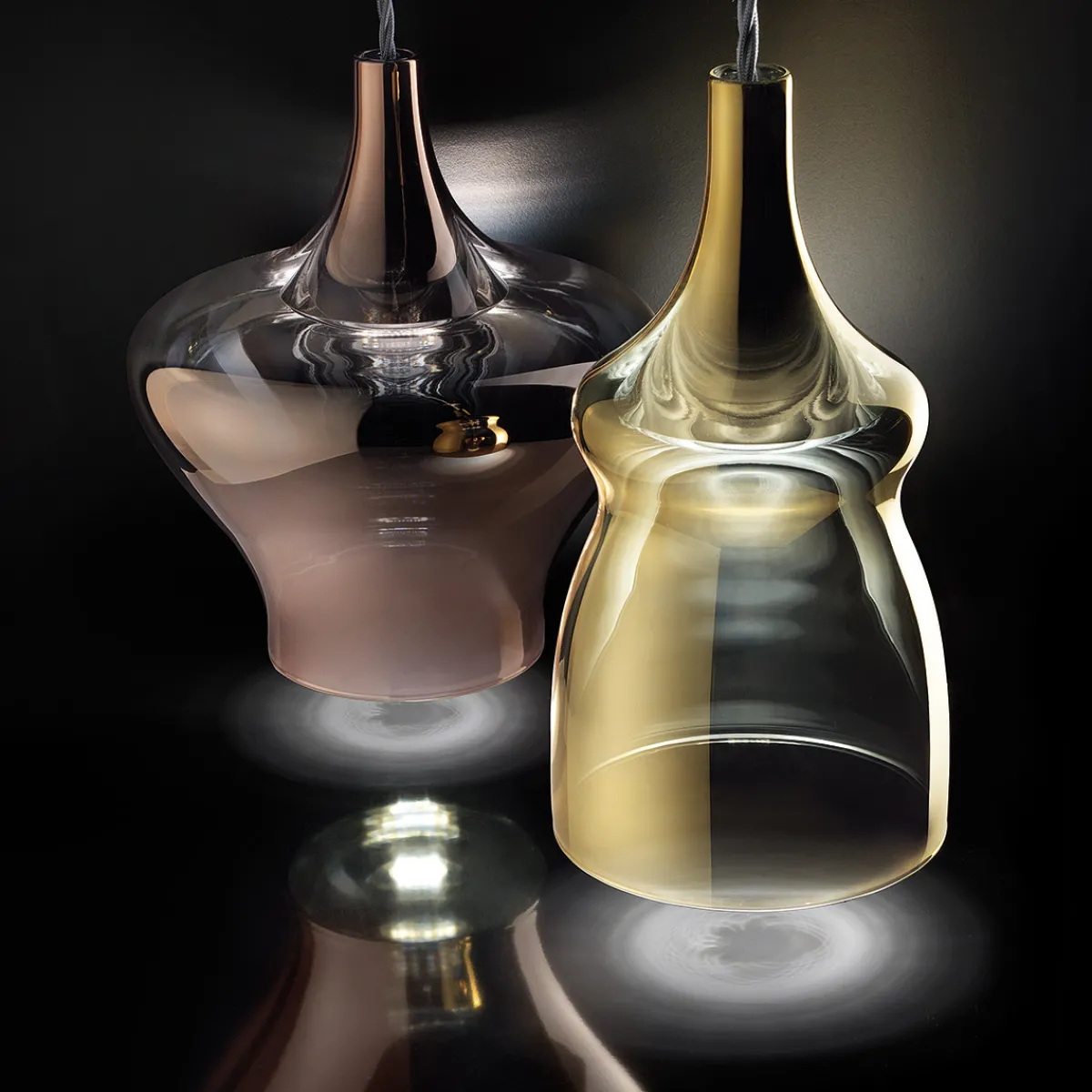 Nostalgia Glas Medium LED Pendelleuchte 1-flg. Pendelleuchten|Wohnzimmer