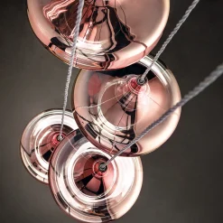 Discount Nostalgia Glas Medium LED Pendelleuchte 7-flg. Pendelleuchten|Wohnzimmer