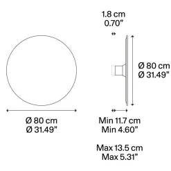 Best Puzzle Mega Round Large LED Wand- / Deckenleuchte Deckenleuchten|Wandleuchten