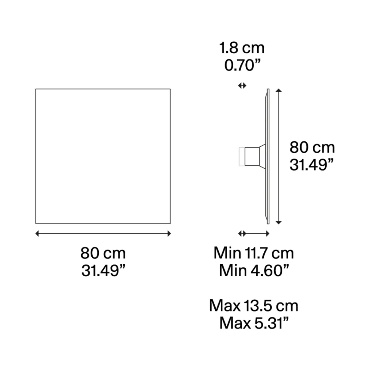 Clearance Puzzle Mega Square Large LED Wand- / Deckenleuchte Wandleuchten|Deckenleuchten