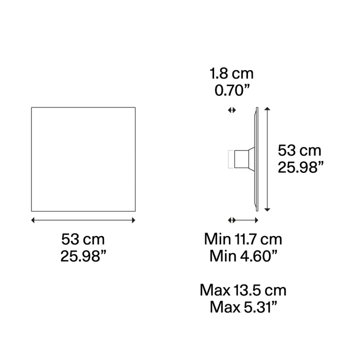 New Puzzle Mega Square Small LED Wand- / Deckenleuchte Deckenleuchten|Wandleuchten